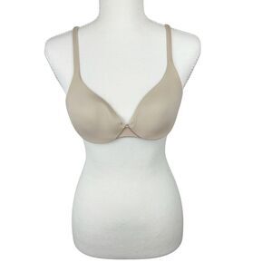 Body by Victoria Ipex Bra Women 32B Victoria's Secret Tan Demi Lightly Padded